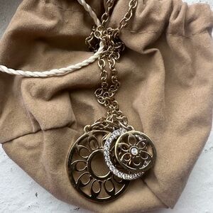 Coach Elegant Gold Pendant Necklace